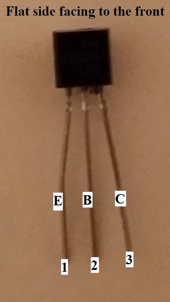 PN2222A transistor pinout